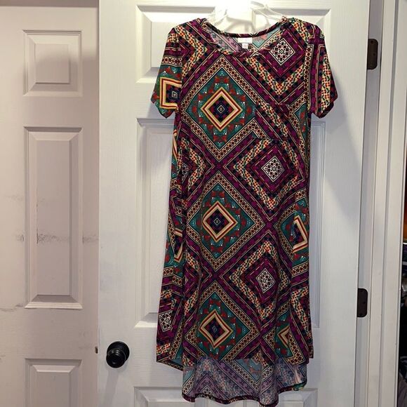 LuLaRoe Dutch print Carly Dress - Picture 1 of 9